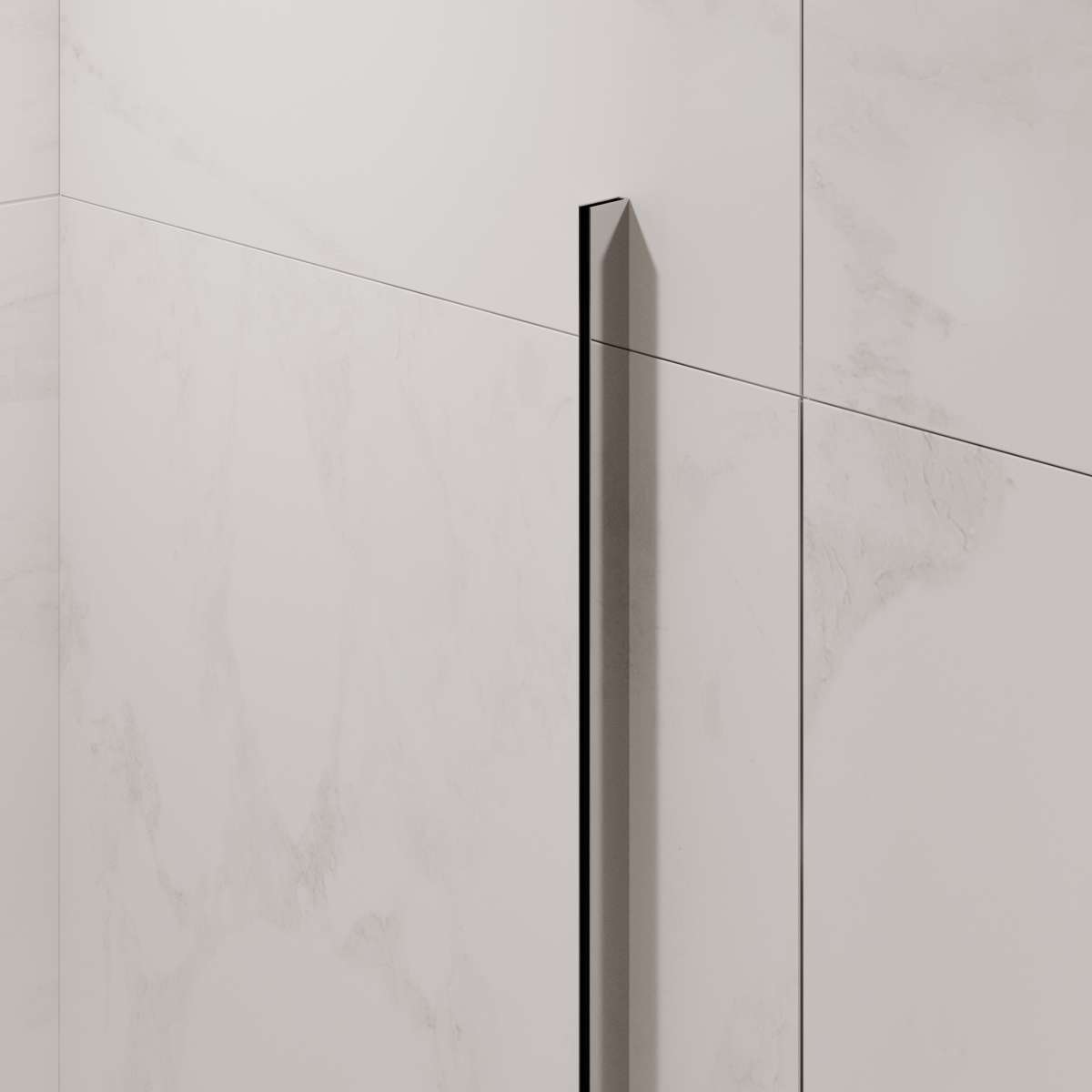 Aluminium Duschkabinen-U-Profil 200 Cm – Für 10 Mm Glas, Edelstahloptik Gebürstet